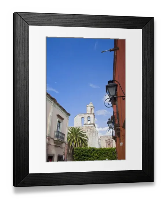 Framed Print : North America, Mexico, San Miguel de Allende. A view of a bell tower Framed Print : North America, Mexico, San Miguel de Allende. A view of a bell tower