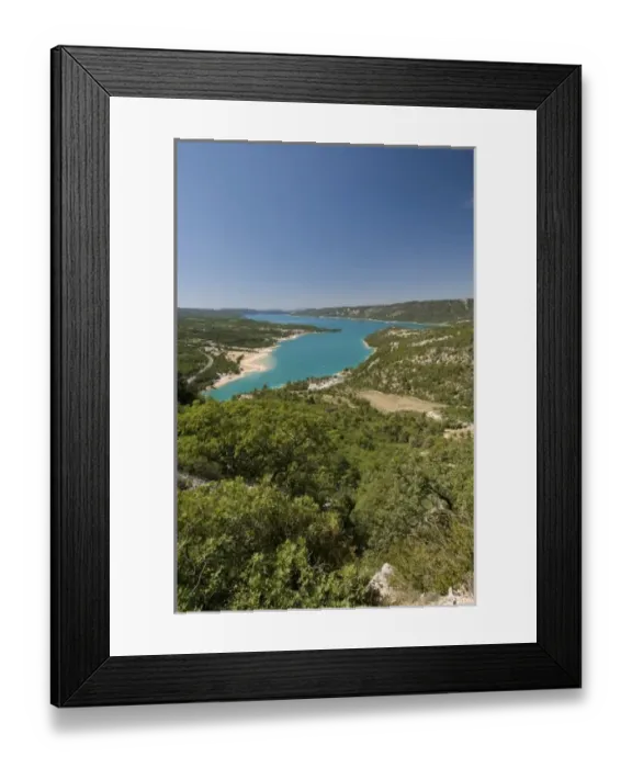 Framed Print : Lake Sainte Croix, Provence, France Framed Print : Lake Sainte Croix, Provence, France