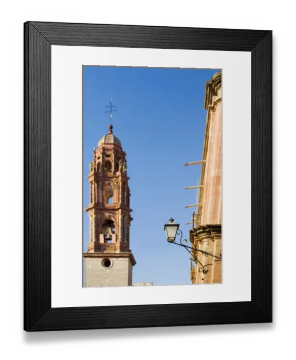 Framed Print : North America, Mexico, Guanajuato state, San Miguel de Allende. Bell tower of church Framed Print : North America, Mexico, Guanajuato state, San Miguel de Allende. Bell tower of church