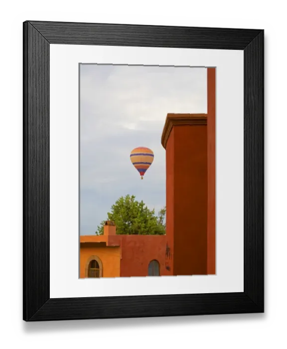 Framed Print : North America, Mexico, Guanajuato state, San Miguel de Allende. A hot air balloon Framed Print : North America, Mexico, Guanajuato state, San Miguel de Allende. A hot air balloon