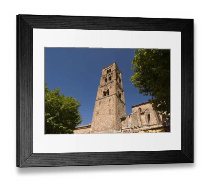 Framed Print : Bell tower, Moustiers-Sainte-Marie, Provence, France