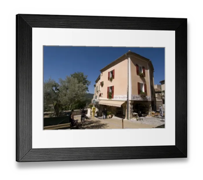Framed Print : Maison de la Lavande, Place du Couwert, Moustiers-Sainte-Marie, Provence, France Framed Print : Maison de la Lavande, Place du Couwert, Moustiers-Sainte-Marie, Provence, France