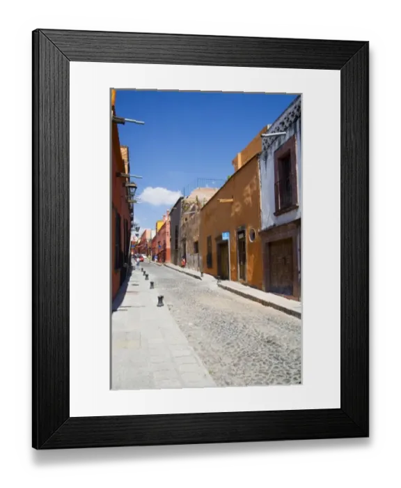 Framed Print : North America, Mexico, Guanajuato state, San Miguel de Allende. Colorful buildings Framed Print : North America, Mexico, Guanajuato state, San Miguel de Allende. Colorful buildings