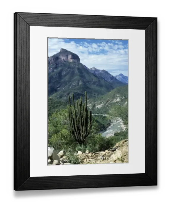 Framed Print : Mexico, Urique River in Copper Canyon