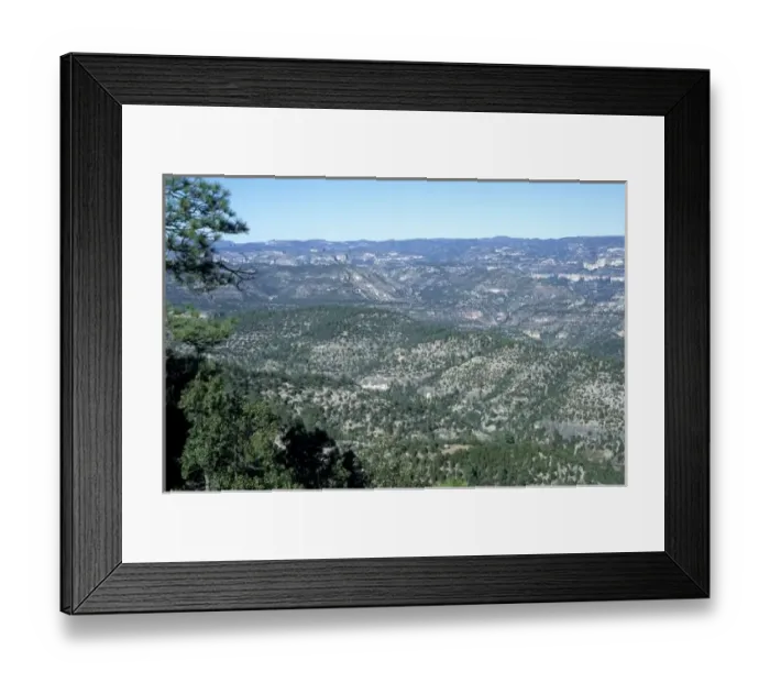Framed Print : Mexico, countryside between Creel and Batopilas Framed Print : Mexico, countryside between Creel and Batopilas
