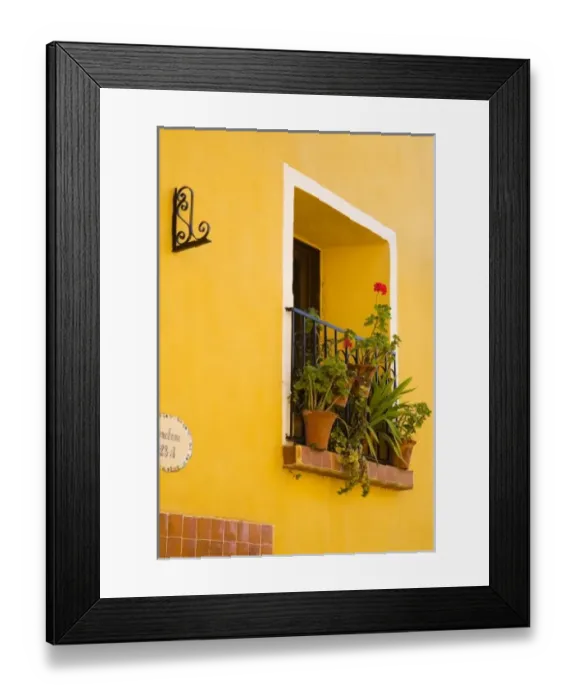 Framed Print : North America, Mexico, Guanajuato state, San Miguel de Allende. Flower pots on a window ledge Framed Print : North America, Mexico, Guanajuato state, San Miguel de Allende. Flower pots on a window ledge
