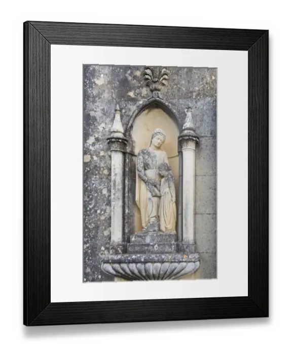 Framed Print : France, Corsica. Statue flanking door to mausoleum adjacent to Cathedral of Nebbio Framed Print : France, Corsica. Statue flanking door to mausoleum adjacent to Cathedral of Nebbio