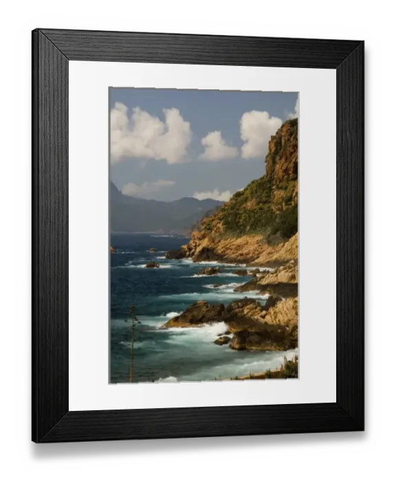 Framed Print : Europe, France, Corsica, Porto. Rugged coastline of Golfe de Porto in Mediterranean Sea Framed Print : Europe, France, Corsica, Porto. Rugged coastline of Golfe de Porto in Mediterranean Sea
