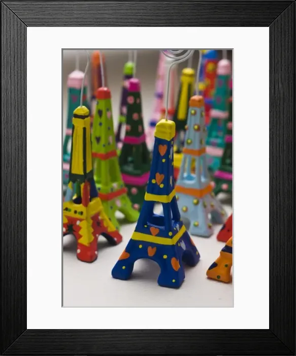 Framed Print : France, Paris, Miniature Eiffel Towers Framed Print : France, Paris, Miniature Eiffel Towers