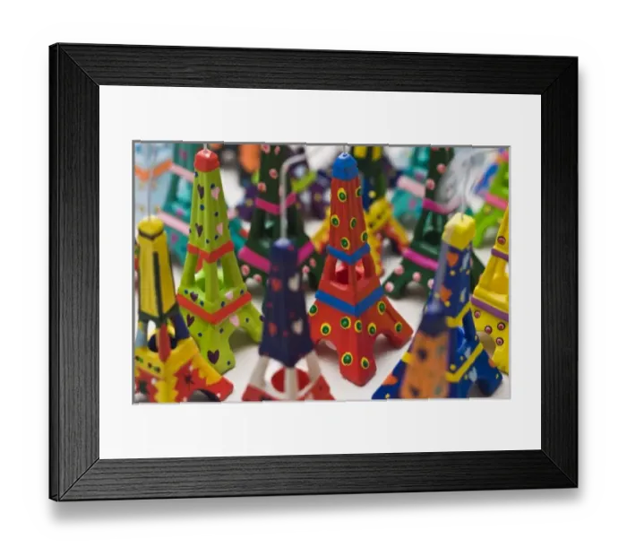 Framed Print : France, Paris, Miniature Eiffel Towers Framed Print : France, Paris, Miniature Eiffel Towers