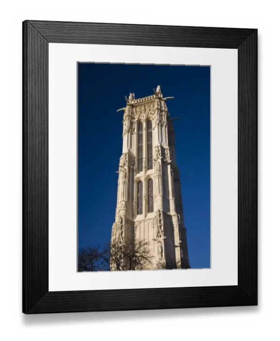Framed Print : France, Paris, Tour St-Jacques tower, former 16th century church belfry, late afternoon Framed Print : France, Paris, Tour St-Jacques tower, former 16th century church belfry, late afternoon