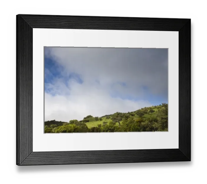 Framed Print : France, Reunion Island, Bourg Murat, Plaine-des-Cafres, landscape on the RF5 towards