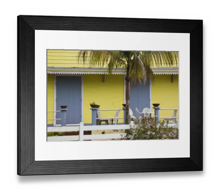 Framed Print : France, Reunion Island, Plaine-des-Palmistes, Creole-style house detail Framed Print : France, Reunion Island, Plaine-des-Palmistes, Creole-style house detail