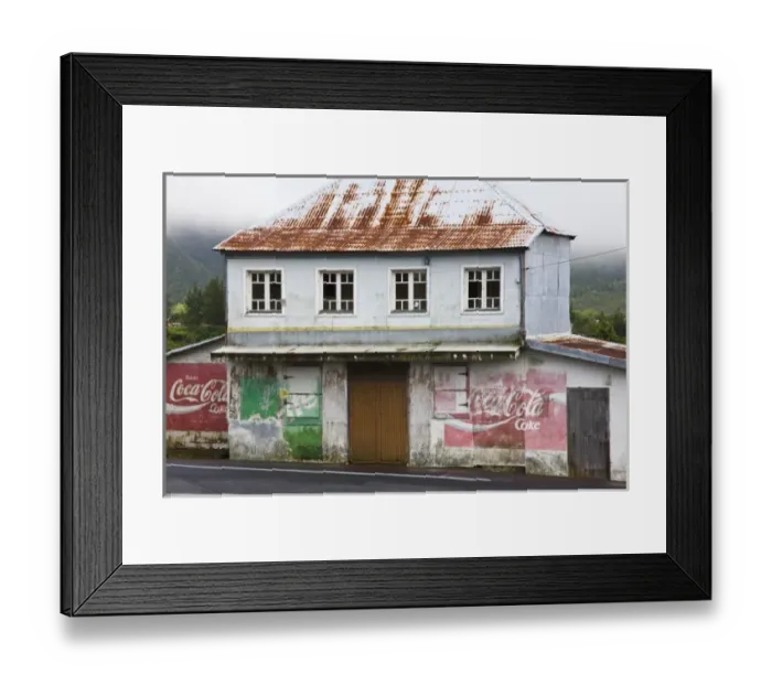 Framed Print : France, Reunion Island, Plaine-des-Palmistes, Old Store Framed Print : France, Reunion Island, Plaine-des-Palmistes, Old Store