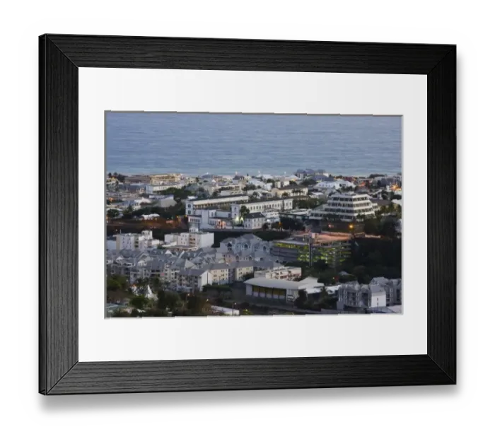 Framed Print : France, Reunion Island, St-Denis, city from La Montaigne, dawn Framed Print : France, Reunion Island, St-Denis, city from La Montaigne, dawn
