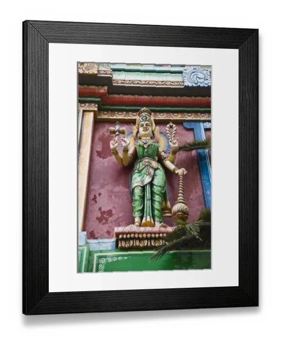 Framed Print : France, Reunion Island, St-Pierre, Hindu Temple figure Framed Print : France, Reunion Island, St-Pierre, Hindu Temple figure