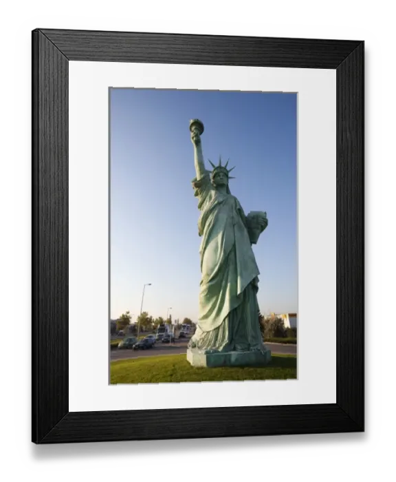 Framed Print : France, Haut-Rhin, Alsace Region, Alsatian Wine Route, Colmar, Statue of Liberty Framed Print : France, Haut-Rhin, Alsace Region, Alsatian Wine Route, Colmar, Statue of Liberty