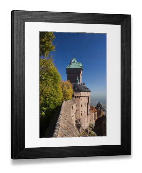 Framed Print : France, Haut-Rhin, Alsace Region, Alsatian Wine Route, Haut Koenigsbourg Chateau Framed Print : France, Haut-Rhin, Alsace Region, Alsatian Wine Route, Haut Koenigsbourg Chateau