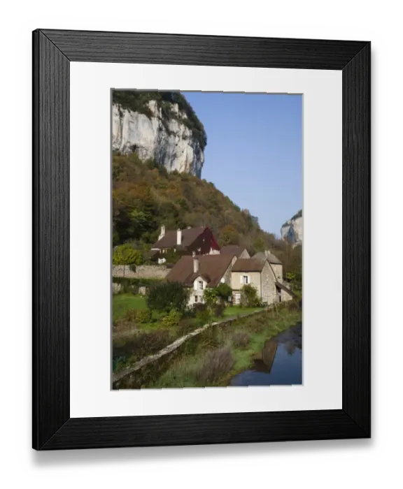 Framed Print : France, Jura Department, Franche-Comte Region, Les Reculees valley area, Baume-les-Messieurs Framed Print : France, Jura Department, Franche-Comte Region, Les Reculees valley area, Baume-les-Messieurs
