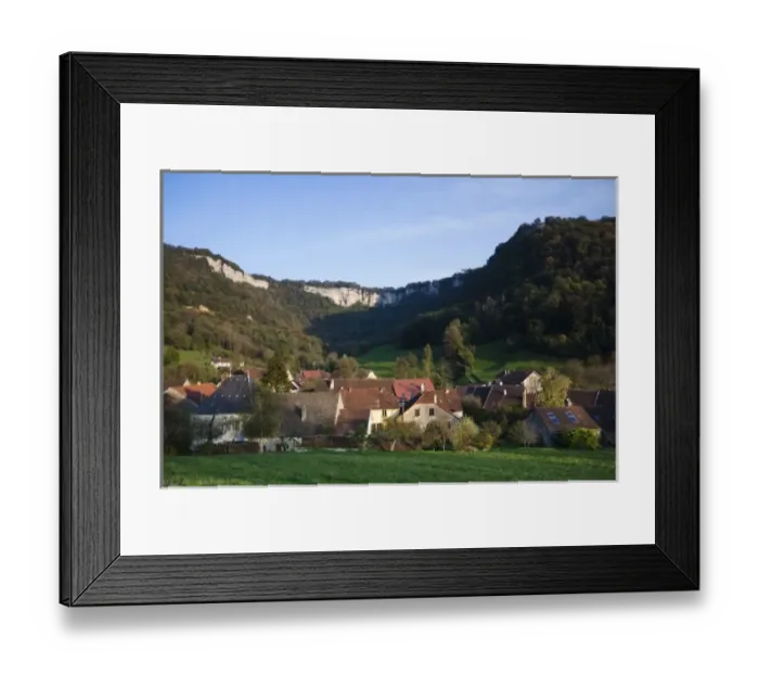 Framed Print : France, Jura Department, Franche-Comte Region, Les Reculees valley area, Blois-sur-Seille Framed Print : France, Jura Department, Franche-Comte Region, Les Reculees valley area, Blois-sur-Seille