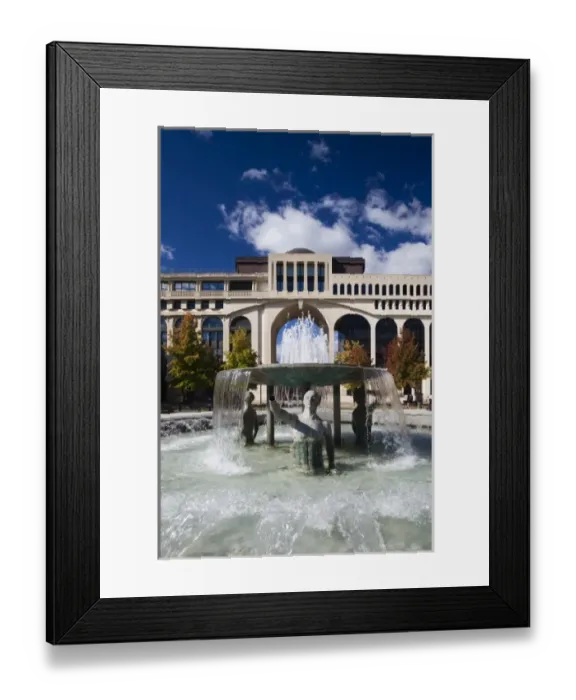 Framed Print : France, Languedoc-Roussillon, Herault Department, Montpellier, Antigone District buildings