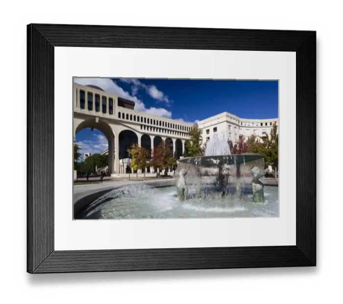 Framed Print : France, Languedoc-Roussillon, Herault Department, Montpellier, Antigone District buildings Framed Print : France, Languedoc-Roussillon, Herault Department, Montpellier, Antigone District buildings