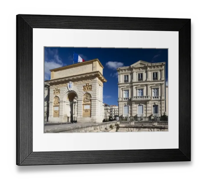 Framed Print : France, Languedoc-Roussillon, Herault Department, Montpellier, Arc d Triomphe Framed Print : France, Languedoc-Roussillon, Herault Department, Montpellier, Arc d Triomphe
