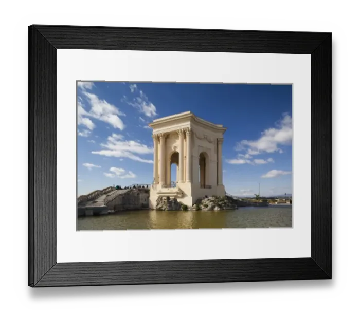 Framed Print : France, Languedoc-Roussillon, Herault Department, Montpellier, Chateau d Eau Framed Print : France, Languedoc-Roussillon, Herault Department, Montpellier, Chateau d Eau