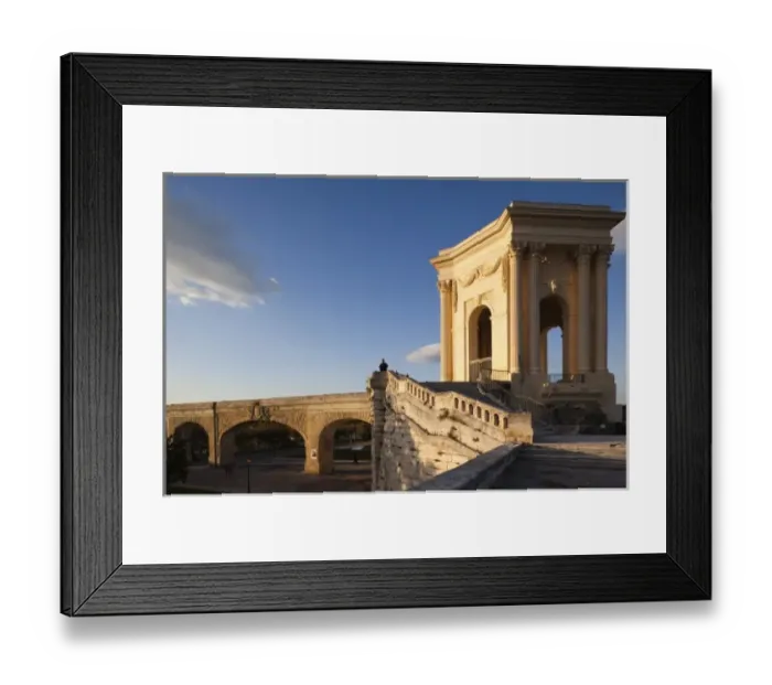 Framed Print : France, Languedoc-Roussillon, Herault Department, Montpellier, Chateau de l Eau Framed Print : France, Languedoc-Roussillon, Herault Department, Montpellier, Chateau de l Eau