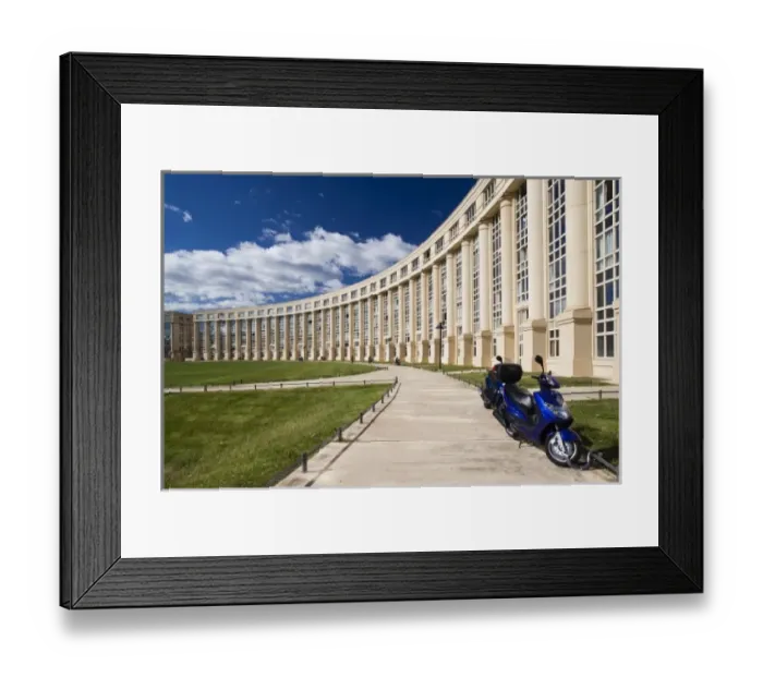 Framed Print : France, Languedoc-Roussillon, Herault Department, Montpellier, Esplanade de l Europe
