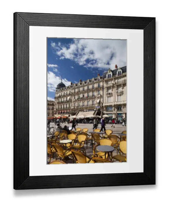 Framed Print : France, Languedoc-Roussillon, Herault Department, Montpellier, Place de la Comedie Framed Print : France, Languedoc-Roussillon, Herault Department, Montpellier, Place de la Comedie