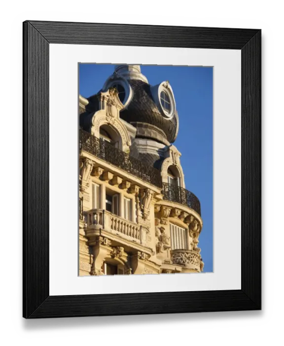 Framed Print : France, Languedoc-Roussillon, Herault Department, Montpellier, Place de la Comedie