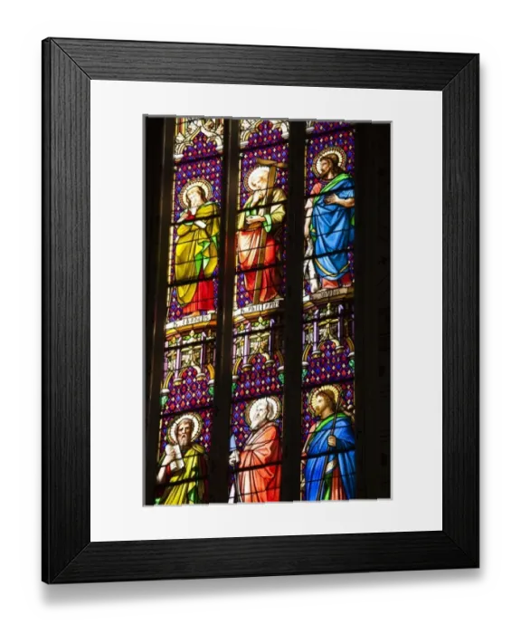 Framed Print : France, Languedoc-Roussillon, Pyrenees-Orientales Department, Perpignan, Cathedrale St-Jean