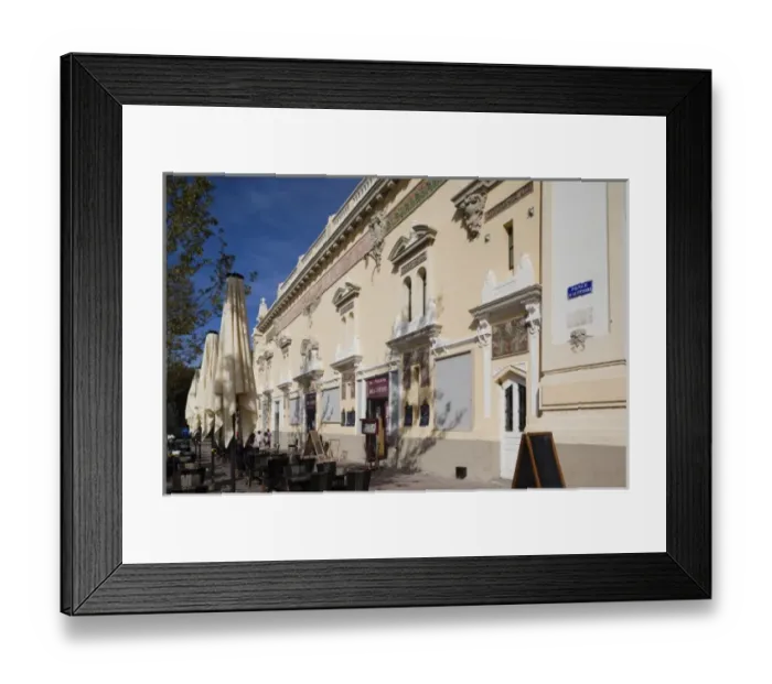 Framed Print : France, Languedoc-Roussillon, Pyrenees-Orientales Department, Perpignan, Cinema Castillet Framed Print : France, Languedoc-Roussillon, Pyrenees-Orientales Department, Perpignan, Cinema Castillet