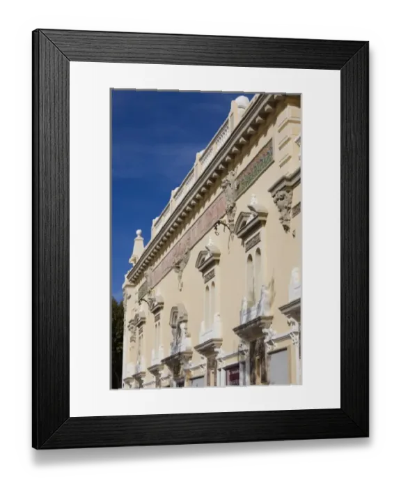 Framed Print : France, Languedoc-Roussillon, Pyrenees-Orientales Department, Perpignan, Cinema Castillet Framed Print : France, Languedoc-Roussillon, Pyrenees-Orientales Department, Perpignan, Cinema Castillet
