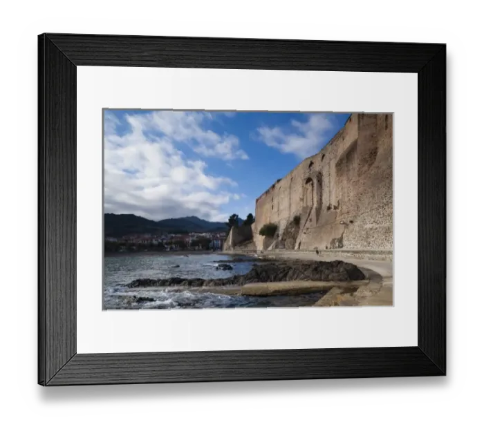 Framed Print : France, Languedoc-Roussillon, Pyrennes-Orientales Department, Vermillion Coast Area Framed Print : France, Languedoc-Roussillon, Pyrennes-Orientales Department, Vermillion Coast Area