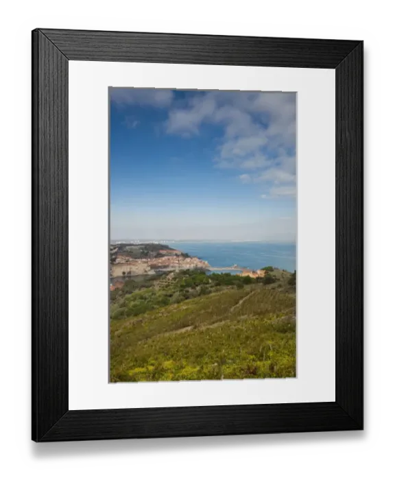 Framed Print : France, Languedoc-Roussillon, Pyrennes-Orientales Department, Vermillion Coast Area Framed Print : France, Languedoc-Roussillon, Pyrennes-Orientales Department, Vermillion Coast Area