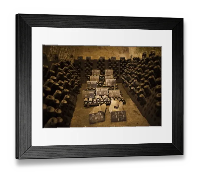 Framed Print : France, Marne, Champagne Ardenne, Reims, Pommery champagne winery, champagne cellars
