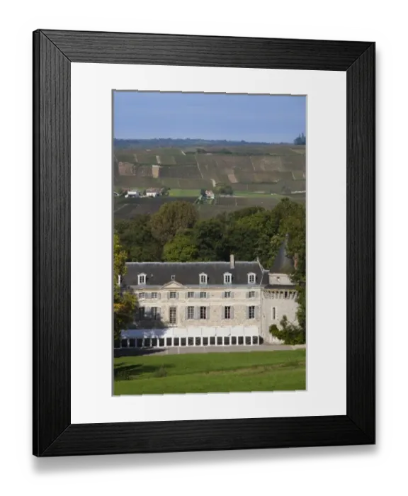 Framed Print : France, Marne, Champagne Region, Dormans, town castle Framed Print : France, Marne, Champagne Region, Dormans, town castle