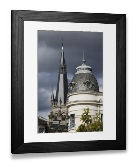 Framed Print : France, Marne, Champagne Region, Epernay, town detail Framed Print : France, Marne, Champagne Region, Epernay, town detail