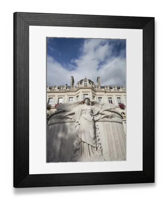 Framed Print : France, Marne, Champagne Region, Epernay, town hall