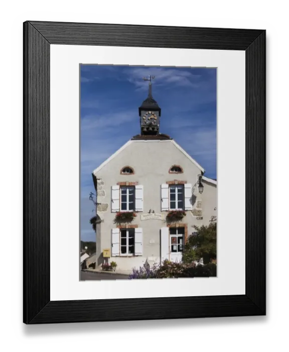 Framed Print : France, Marne, Champagne Region, Hautvillers, town hall Framed Print : France, Marne, Champagne Region, Hautvillers, town hall