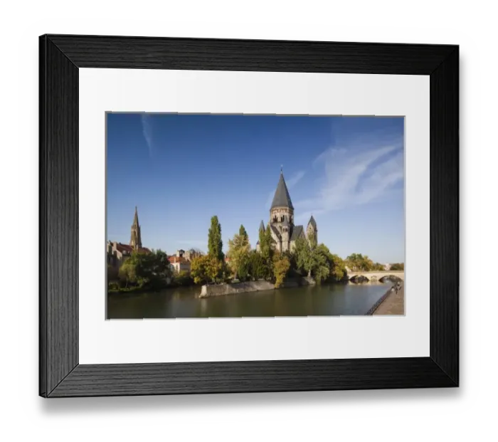 Framed Print : France, Moselle, Lorraine Region, Metz, Temple Neuf church Framed Print : France, Moselle, Lorraine Region, Metz, Temple Neuf church