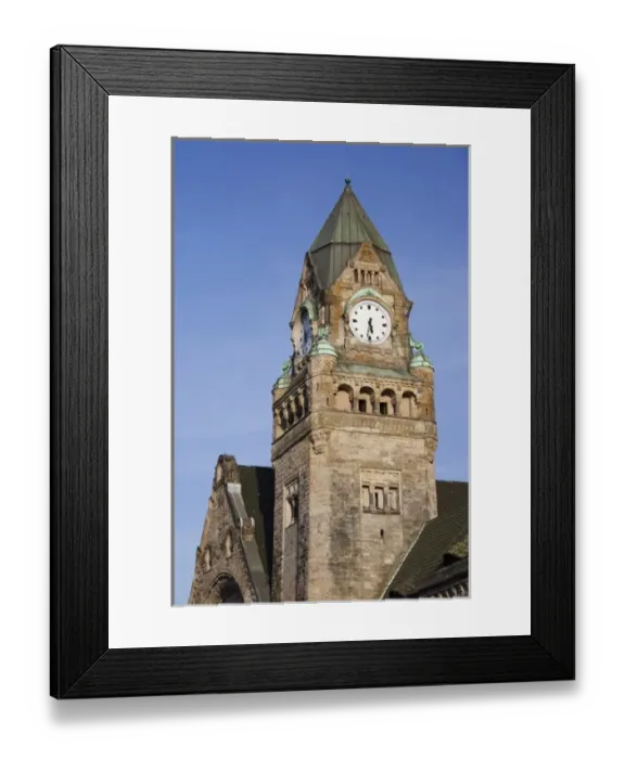Framed Print : France, Moselle, Lorraine Region, Metz, train station, built in 1908 Framed Print : France, Moselle, Lorraine Region, Metz, train station, built in 1908