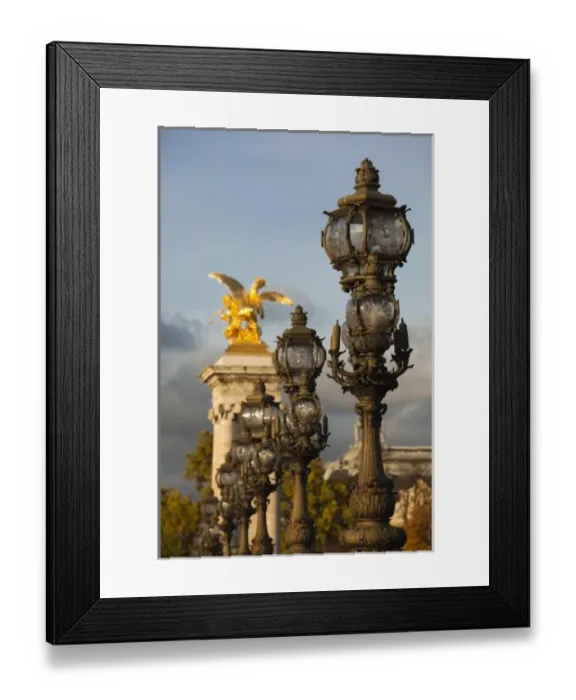 Framed Print : France, Paris, detail of the Pont Alexandre III bridge Framed Print : France, Paris, detail of the Pont Alexandre III bridge