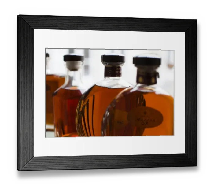 Framed Print : France, Poitou-Charentes Region, Charente Department, Cognac, bottled Cognac Framed Print : France, Poitou-Charentes Region, Charente Department, Cognac, bottled Cognac