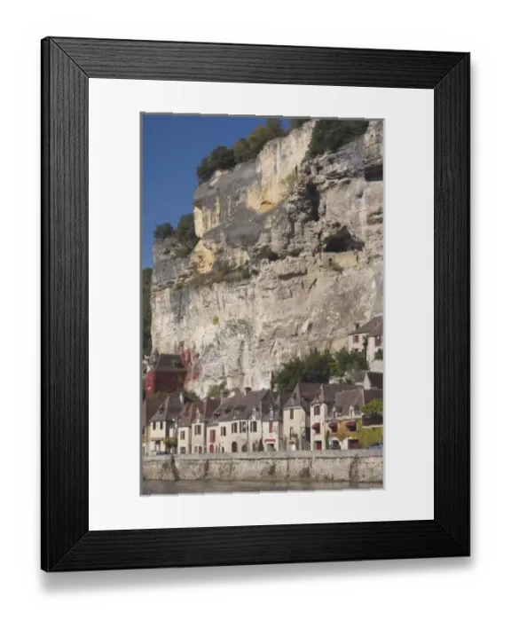 Framed Print : France, Aquitaine Region, Dordogne Department, La Roque Gageac, town on the Dordogne Framed Print : France, Aquitaine Region, Dordogne Department, La Roque Gageac, town on the Dordogne