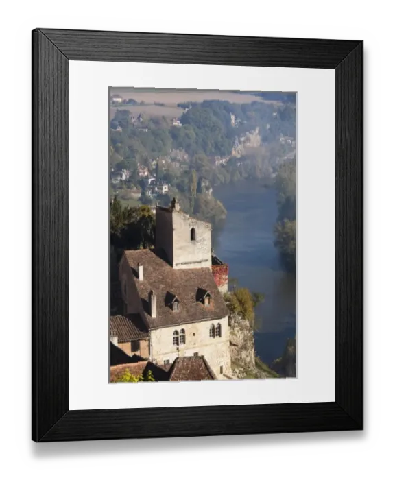 Framed Print : France, Midi-Pyrenees Region, Lot Department, St-Cirq-Lapopie, town and 15th century Framed Print : France, Midi-Pyrenees Region, Lot Department, St-Cirq-Lapopie, town and 15th century