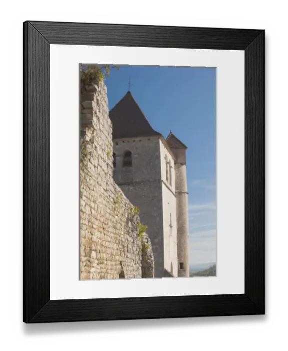 Framed Print : France, Midi-Pyrenees Region, Lot Department, St-Cirq-Lapopie, town and 15th century Framed Print : France, Midi-Pyrenees Region, Lot Department, St-Cirq-Lapopie, town and 15th century