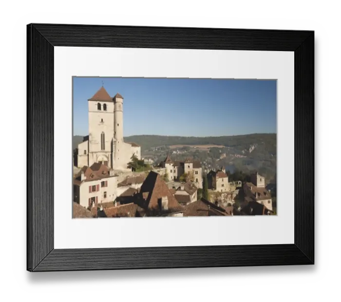 Framed Print : France, Midi-Pyrenees Region, Lot Department, St-Cirq-Lapopie, town and 15th century Framed Print : France, Midi-Pyrenees Region, Lot Department, St-Cirq-Lapopie, town and 15th century